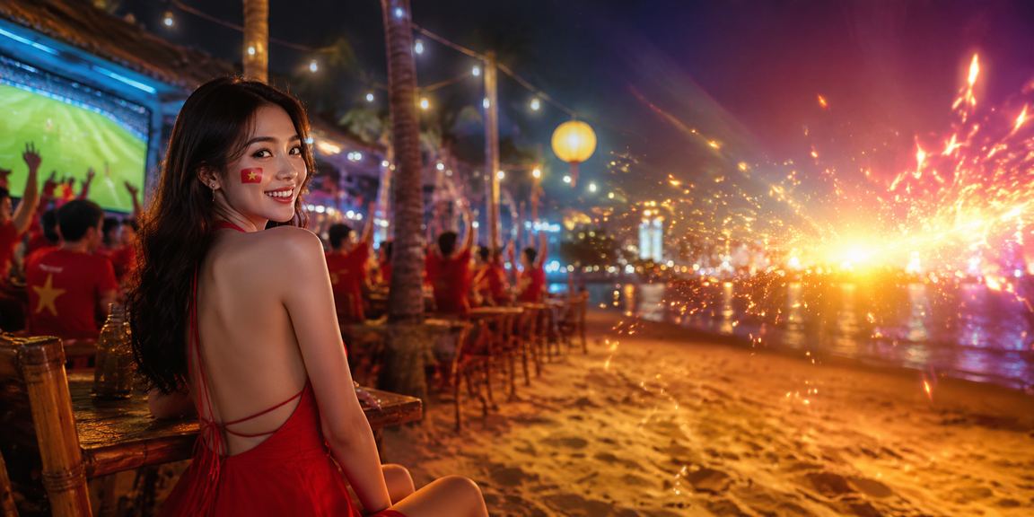 Giao diện giải trí trực tuyến gợi cảm hứng từ chợ đêm Nha Trang